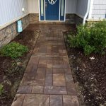 Decorative Concrete Front Door Sidewalk