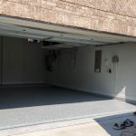 Epoxy Flake Concrete Garage Flooring