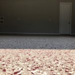 Epoxy Color Flake Concrete Garage Flooring